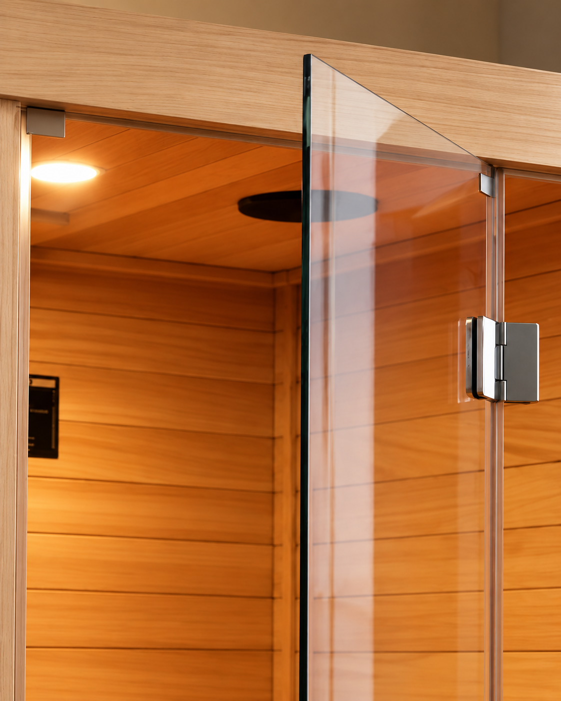 Sauna de infravermelhos para casa 2 pessoas - detalhe