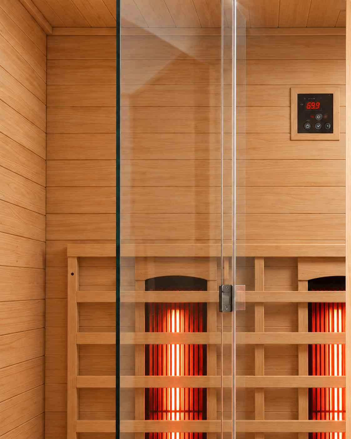 Sauna infrarouge pour la maison 3 places - détail