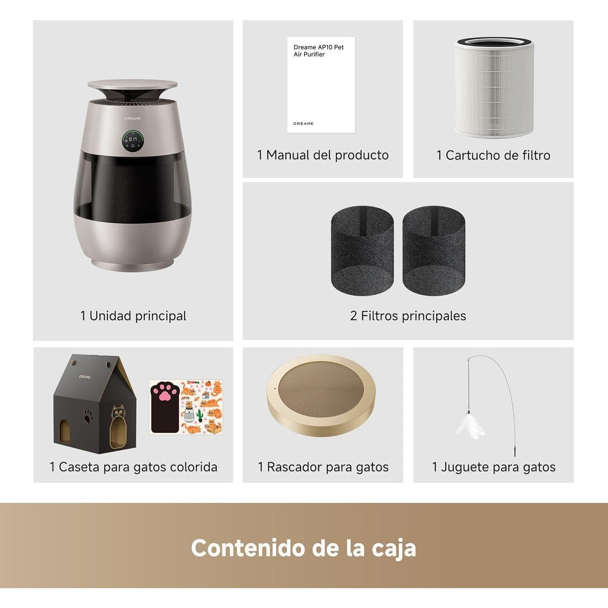Dreame – AP10 purificador de ar para animais de estimação - BricoandPool