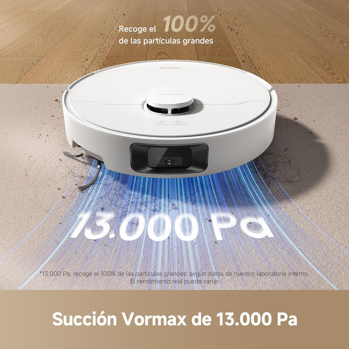 Dreame – D20 Pro Plus robot aspirador blanco - BricoandPool