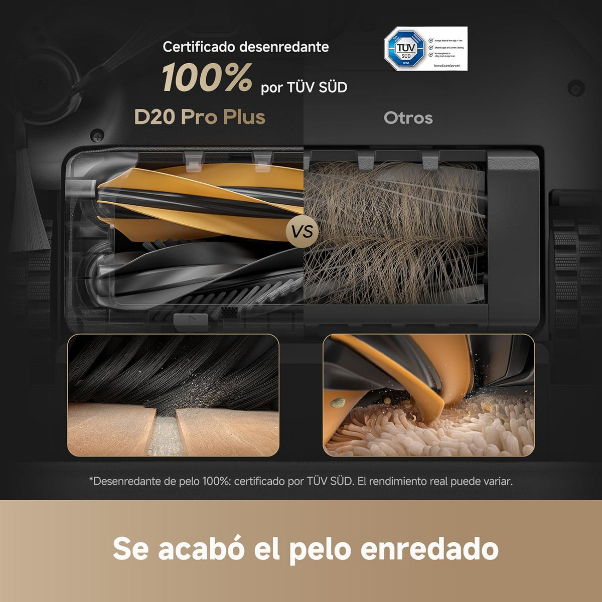 Dreame – D20 Pro Plus robot aspirador blanco - BricoandPool