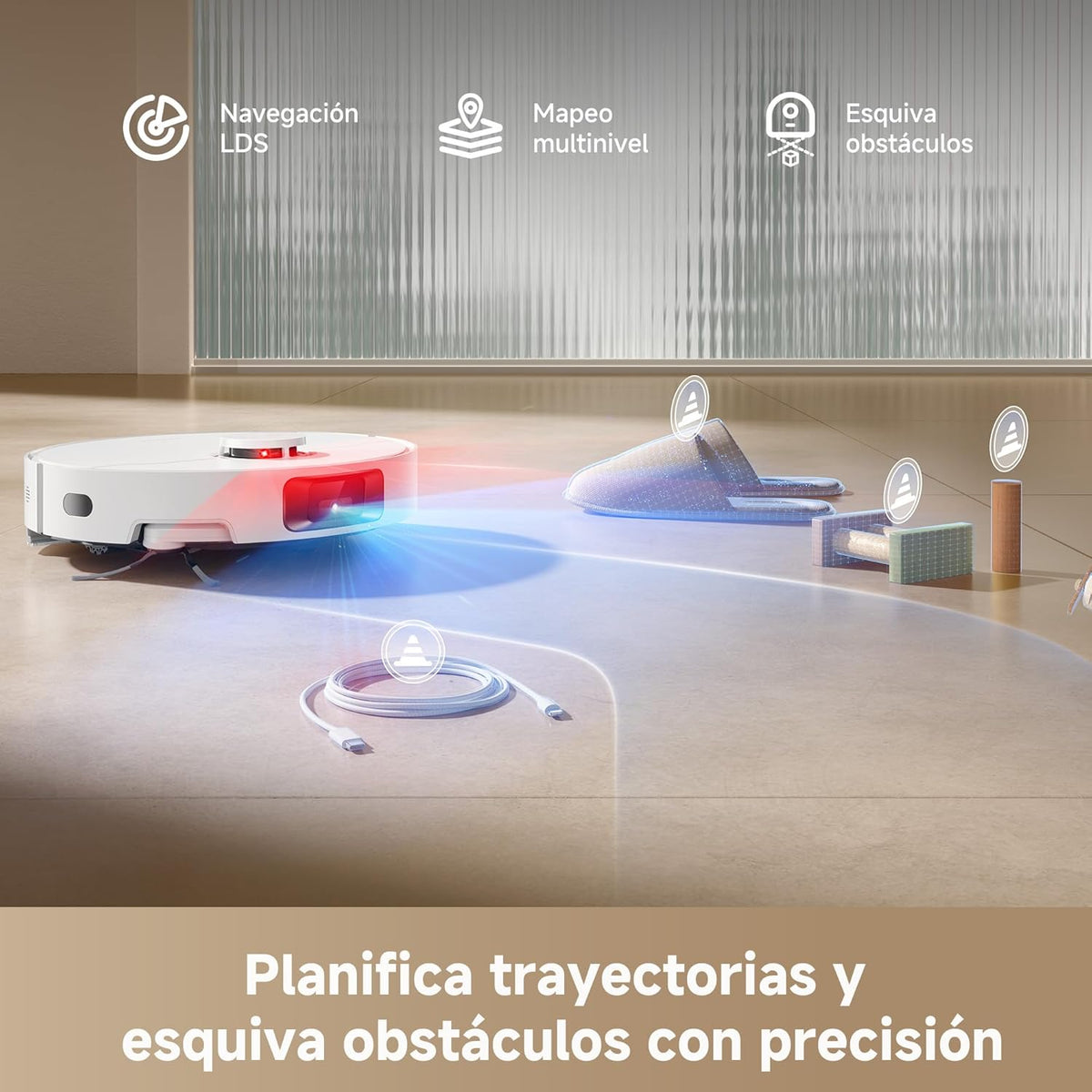 Dreame – D20 Pro Plus robot aspirador negro - BricoandPool