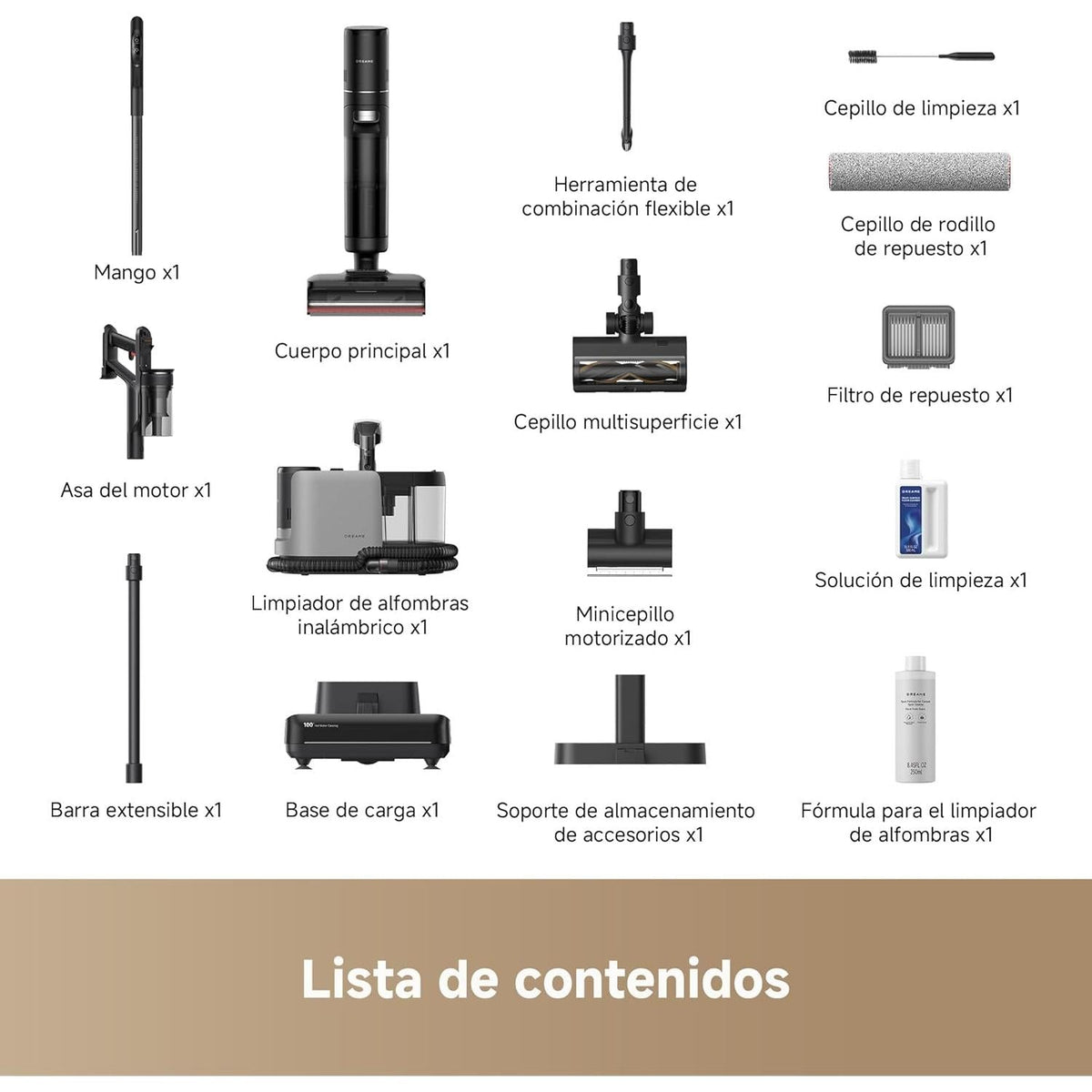 Dreame – H15 Mix aspirador en seco y húmedo - BricoandPool