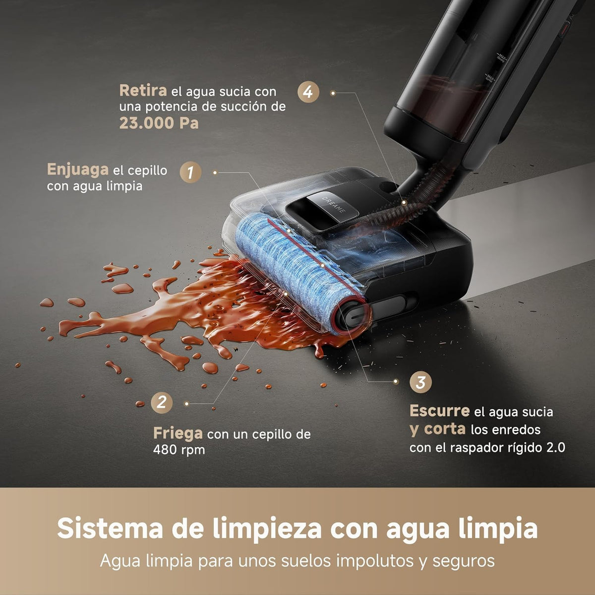 Dreame – H15 Mix aspirador en seco y húmedo - BricoandPool