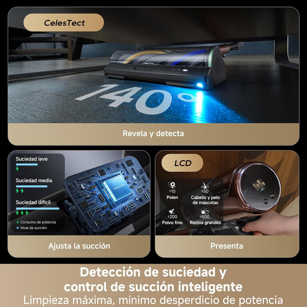 Dreame – V30 aspirador sin cable - BricoandPool