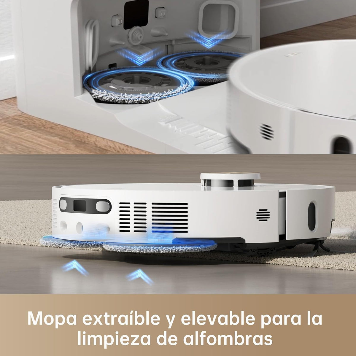 Dreame – X40 Ultra Complete Robot aspirador y fregasuelos negro con base automática y navegación inteligente para hogar - BricoandPool