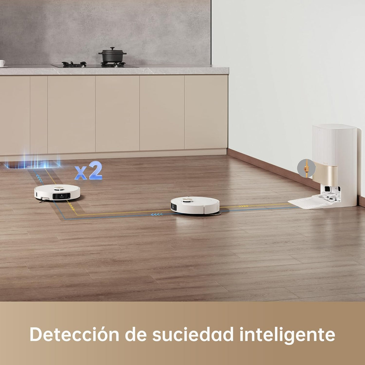 Dreame – X40 Ultra Complete Robot aspirador y fregasuelos negro con base automática y navegación inteligente para hogar - BricoandPool