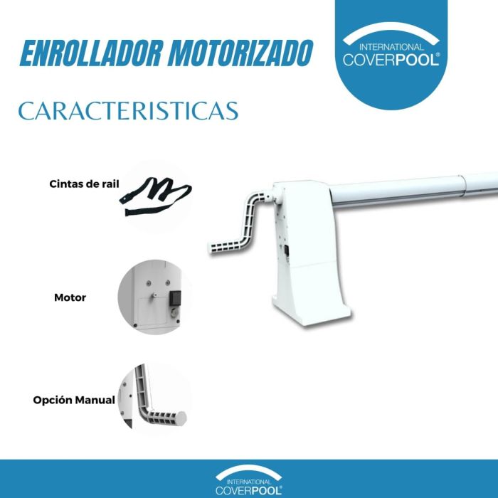 Enrollador de piscina Motorizado - BricoandPool