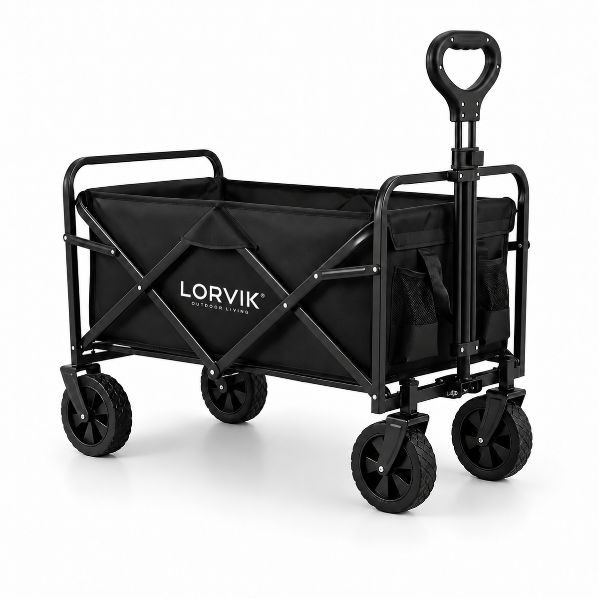 Carro plegable XXL todoterreno 150 kg playa jardín camping