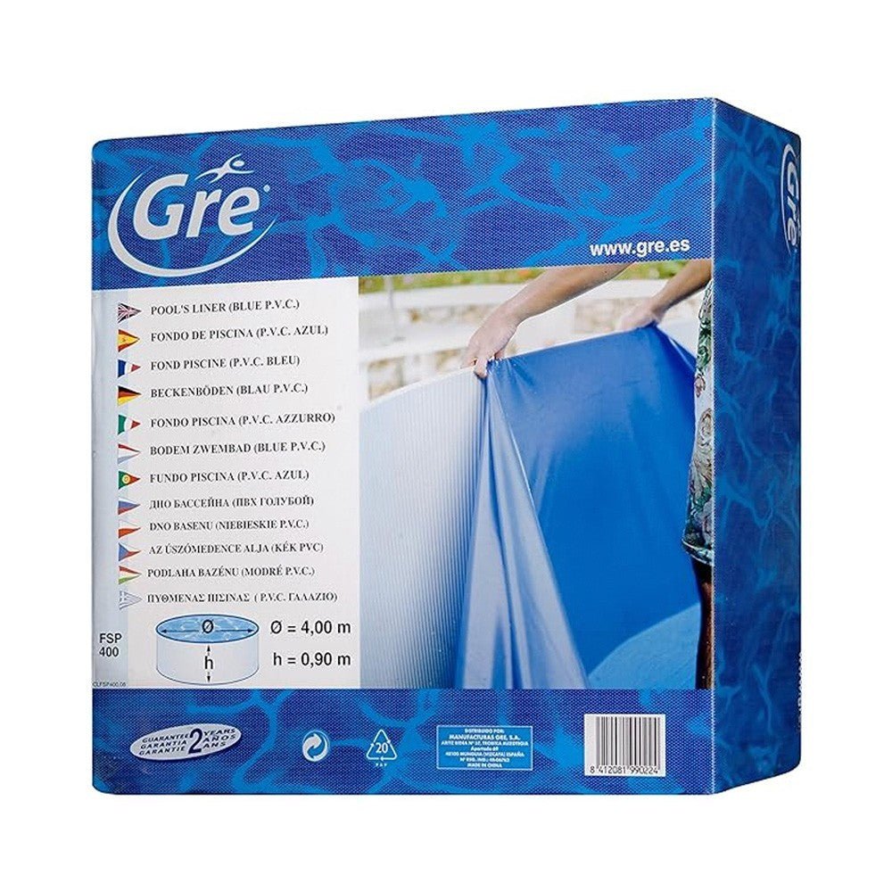 Gre - Liner para piscina de acero ovalada de 120 CM de altura - BricoandPool
