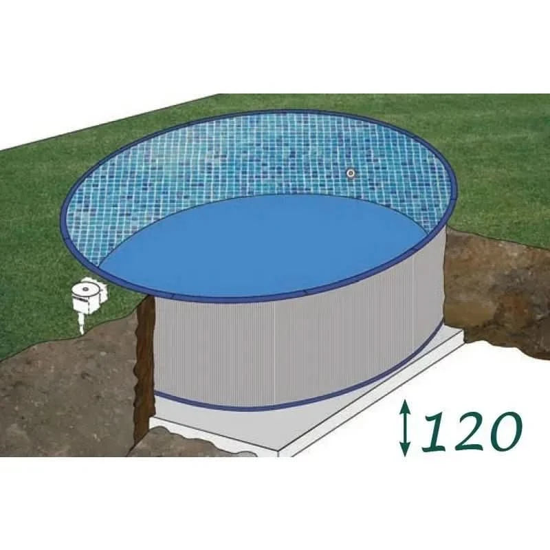 Gre - Piscina enterrada Sumatra ovalada en kit - BricoandPool