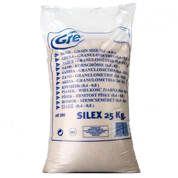 Gre - Saco de arena de sílex 25 kg Gre AR200 - BricoandPool