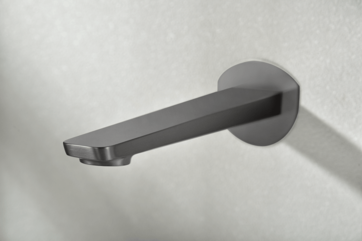 Imex - Monomando empotrado lavabo Nápoles black gun metal - BricoandPool