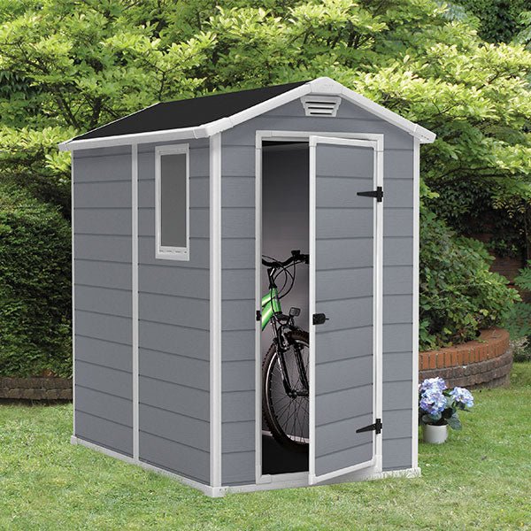 Keter - Casetta da giardino Manor 4x6 S grigio - BricoandPool