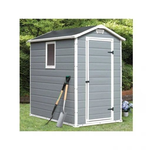 Keter - Casetta da giardino Manor 4x6 S grigio - BricoandPool