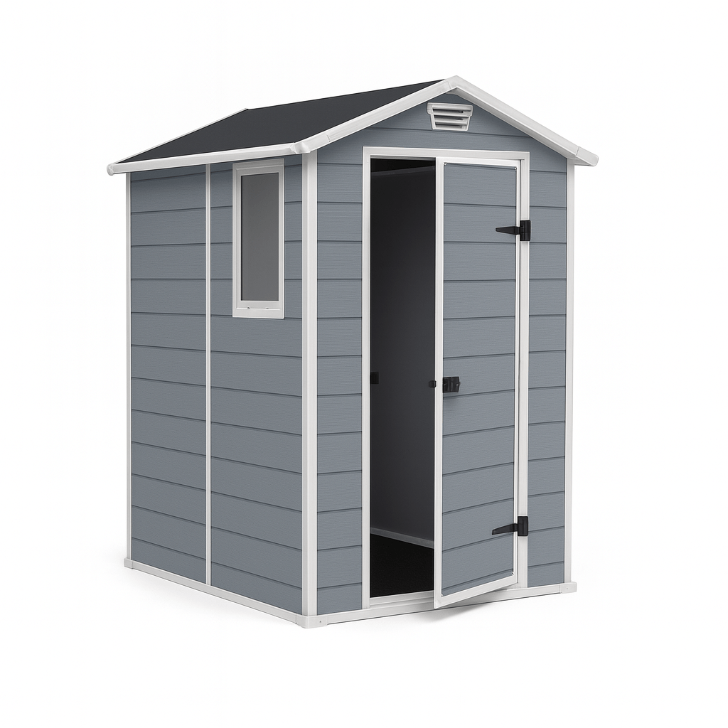 Keter - Casetta da giardino Manor 4x6 S grigio - BricoandPool