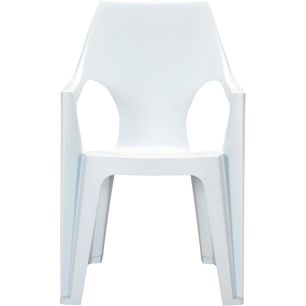Keter - Silla de exterior Dante High Back blanco - BricoandPool