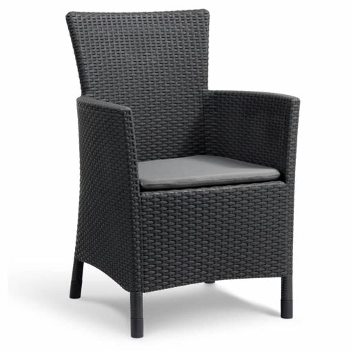Keter - Sillón de exterior Iowa grafito - BricoandPool