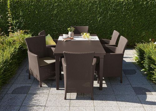 Keter - Sillón de exterior Iowa marrón - BricoandPool