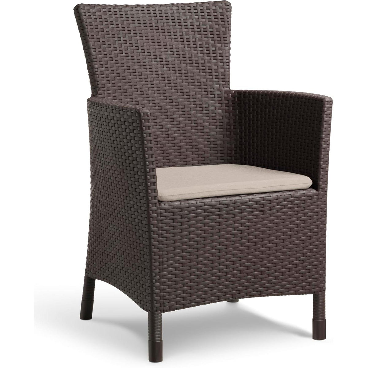 Keter - Sillón de exterior Iowa marrón - BricoandPool