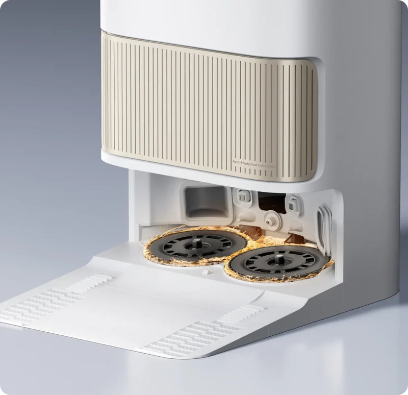 Nettoyage automatique des coussinets à l'eau chaude à 75 °C*