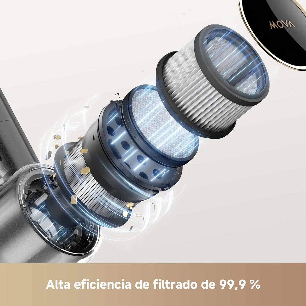 Mova – S5 Sense aspirador sin cable - BricoandPool