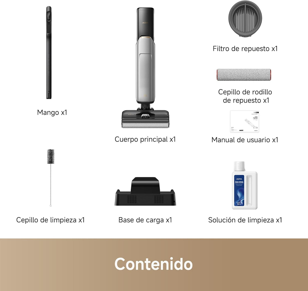 Mova – X4 Pro aspirador en seco y húmedo - BricoandPool