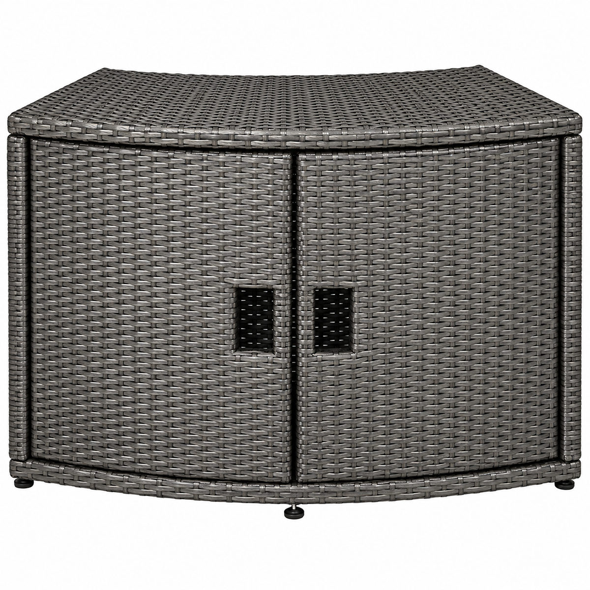 MSpa - Pack Spa Duet-Eco 4-6 personas + Set muebles de mimbre (redondo)