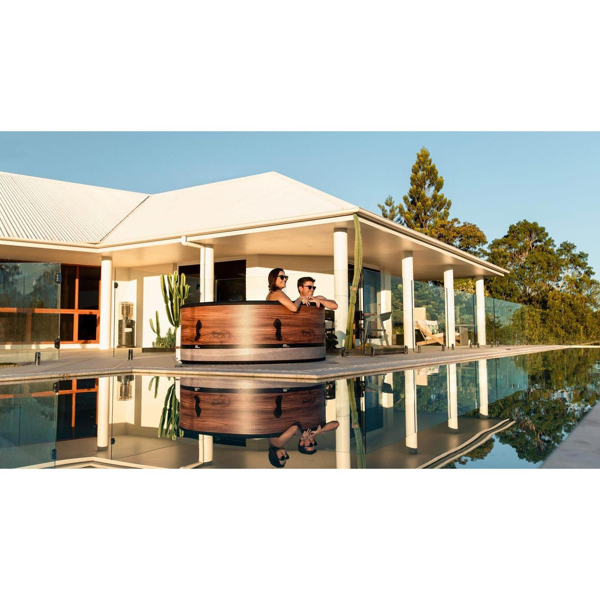 MSpa - Ronde halfstijve opblaasbare jacuzzi Duet - Eco 4 - 6 personen - BricoandPool