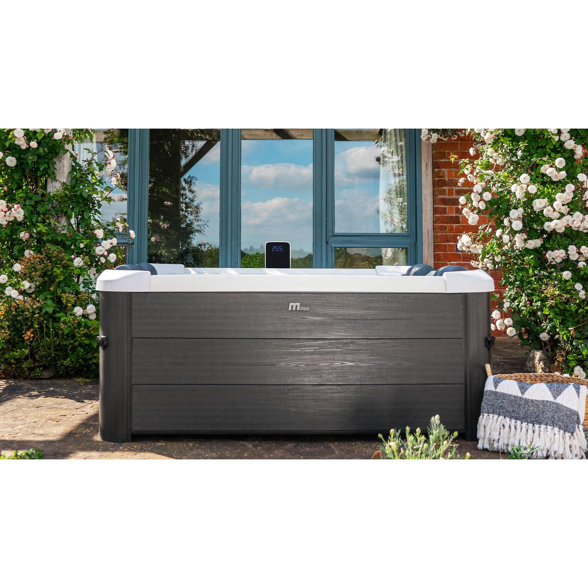 MSpa - Idromassaggio rigido quadrato Oslo Plus 4-7 posti - BricoandPool