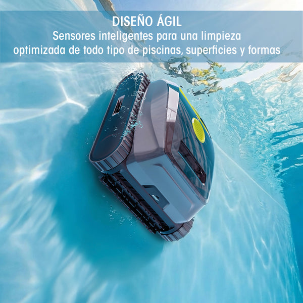 Zodiac Freedom Lite — Robot Limpiafondos Sin Cable para Piscina con Batería de Iones de Litio