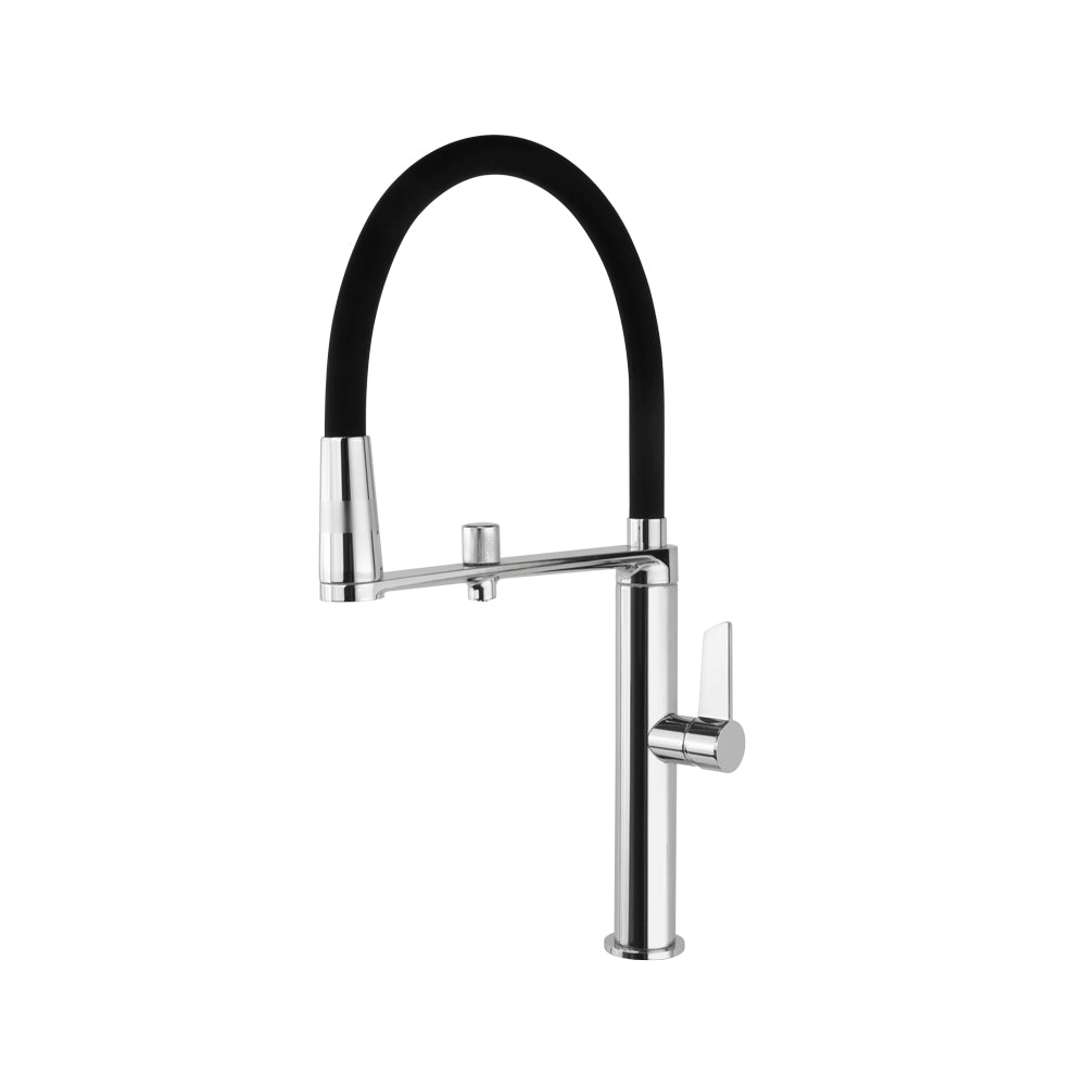Ramon Soler - Pure Water, monomando de cocina profesional con circuito para agua purificada, cromo - BricoandPool