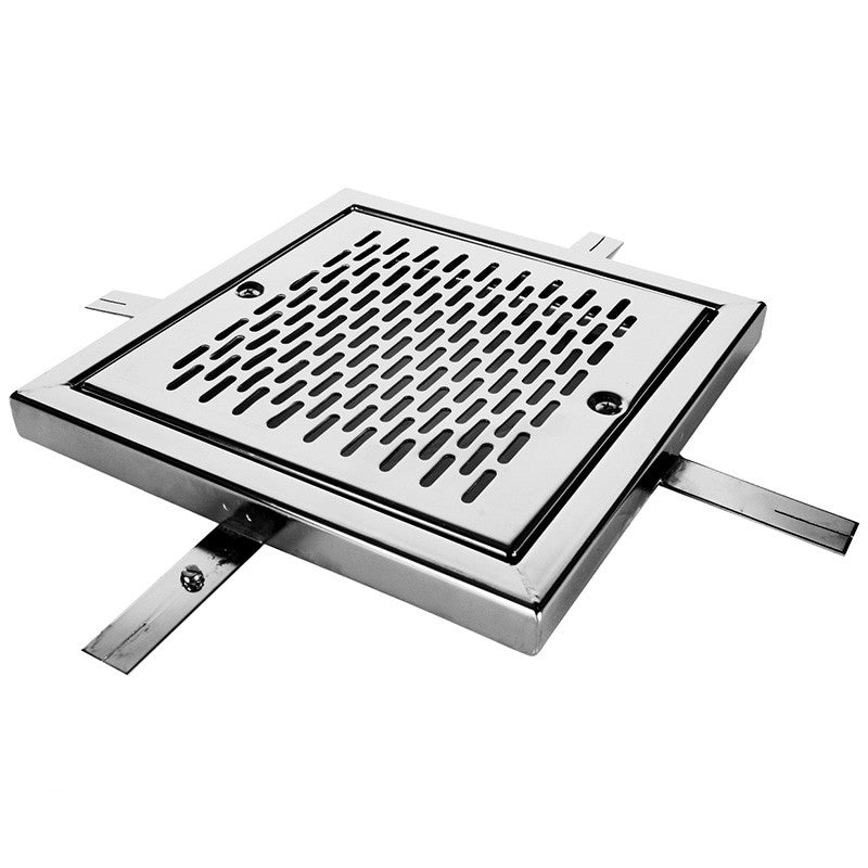 Reja de desagüe cuadrada en acero inox AstralPool - BricoandPool