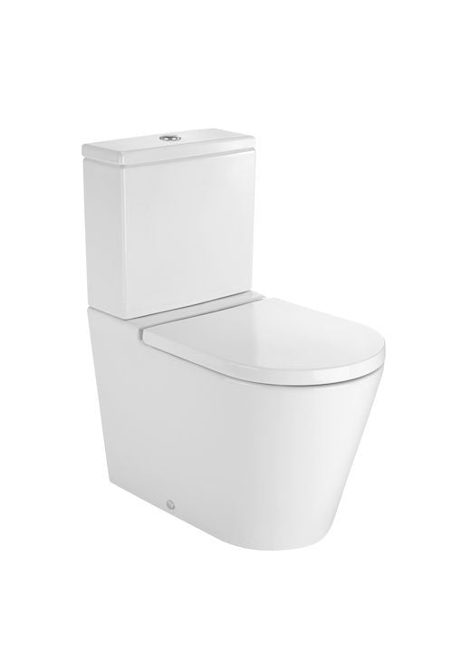 Roca - Asiento y tapa Inspira Round Amortiguado A80152200B - BricoandPool