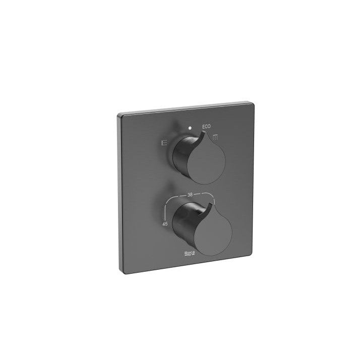 Roca - Grifo de ducha negro titanio cepillado Insignia A5A0C3ANM0 - BricoandPool