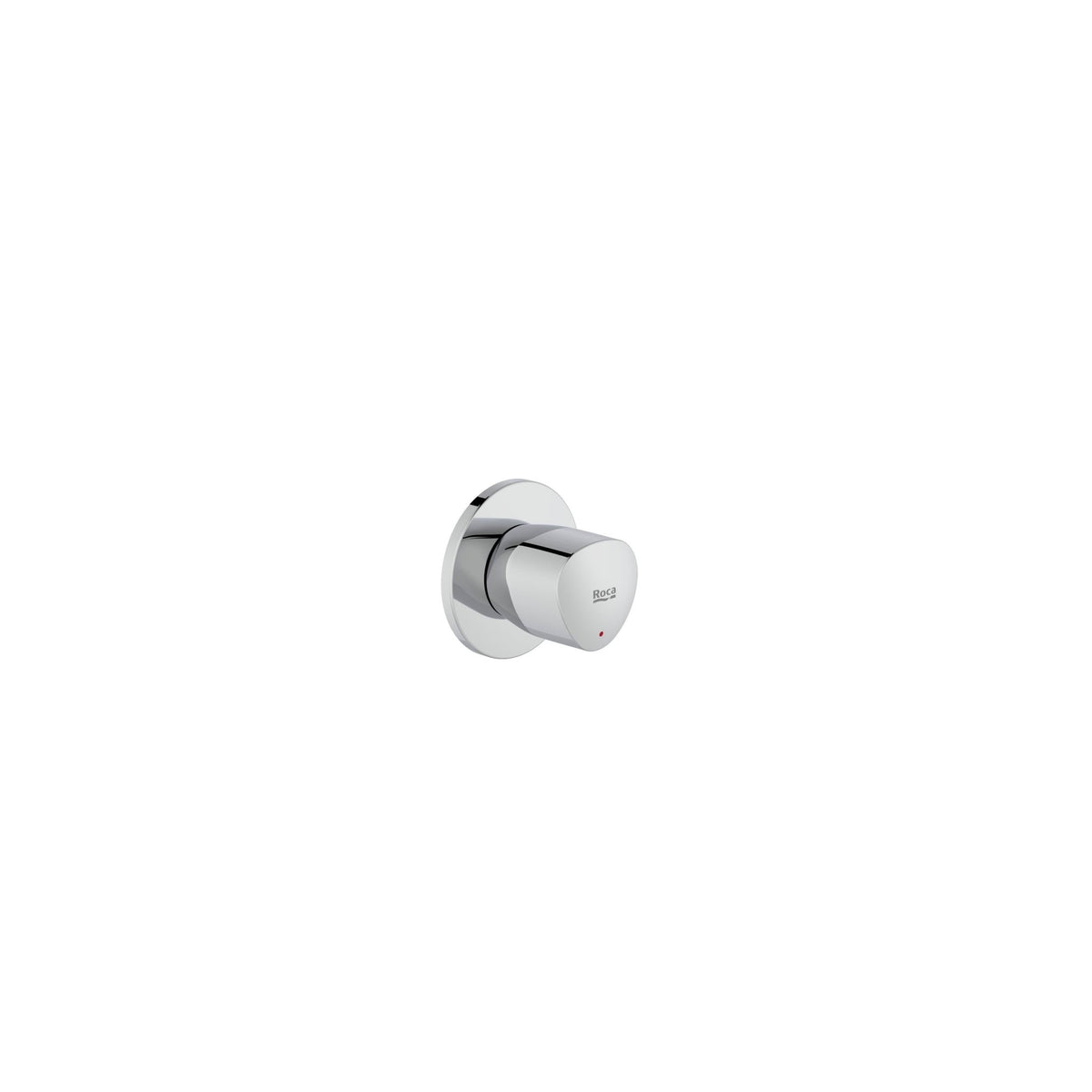 Roca - Llave de paso recto de 3/4” de agua caliente (índice rojo) A5A198EC00 - BricoandPool