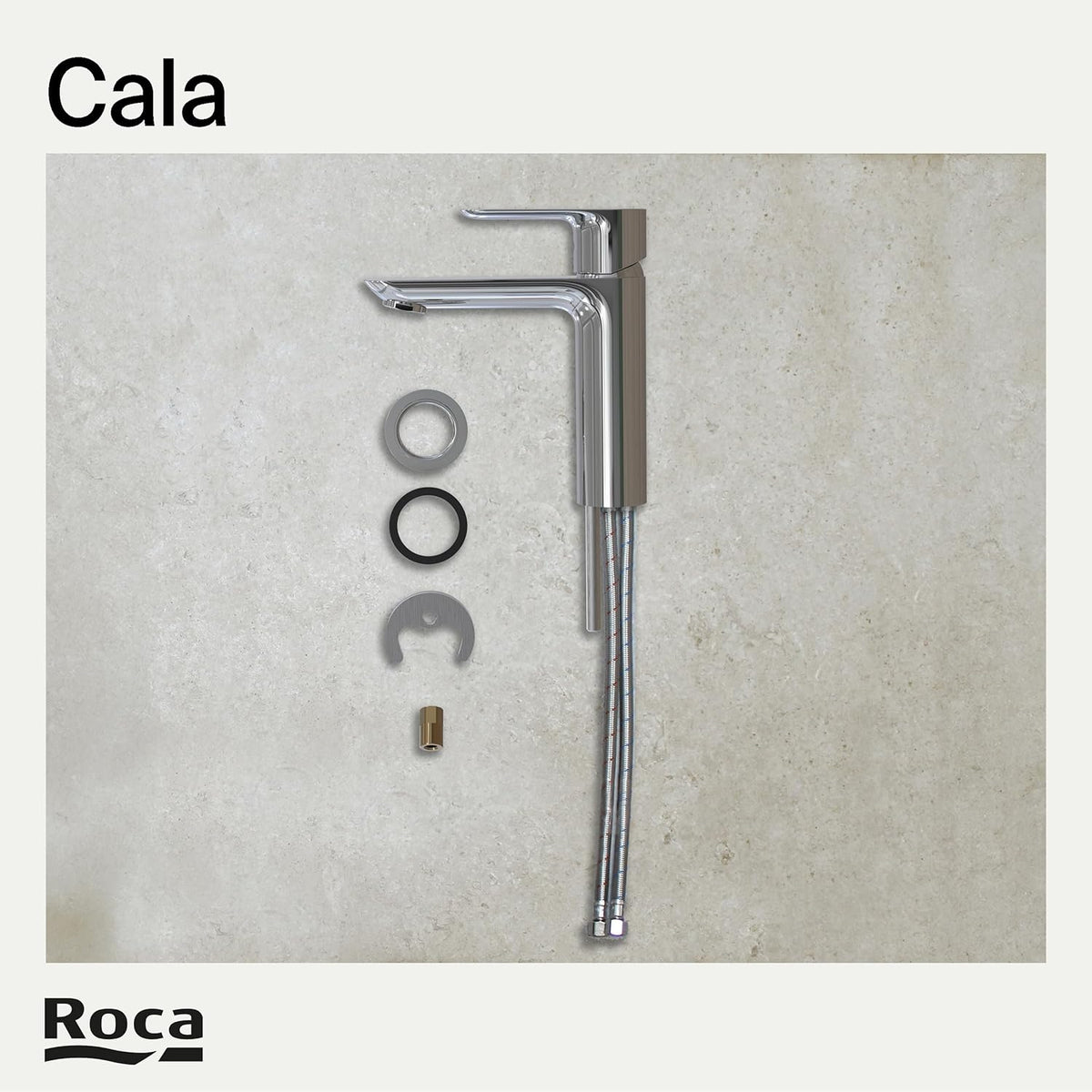 Roca - Miscelatore monocomando per lavabo Cala A5A326EC00 - BricoandPool