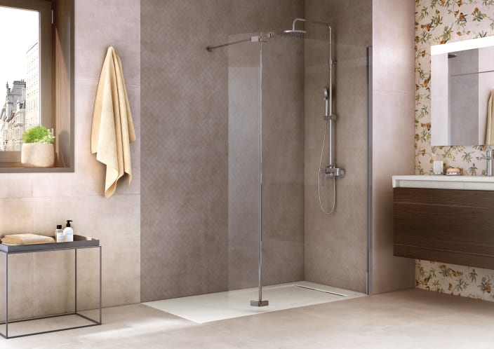 Roca - Plato de ducha Aquos extraplano de STONEX® Blanco - BricoandPool