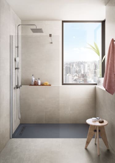 Roca - Plato de ducha Aquos extraplano de STONEX® Blanco - BricoandPool