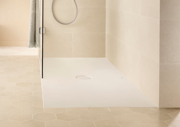 Roca - Plato de ducha Cratos extraplano de SENCERAMIC® Blanco Mate - BricoandPool