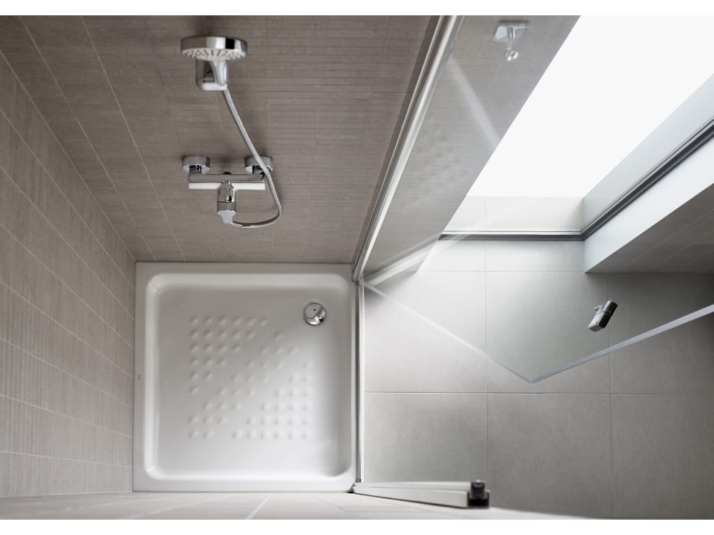 Roca - Plato de ducha Italia de porcelana angular - BricoandPool