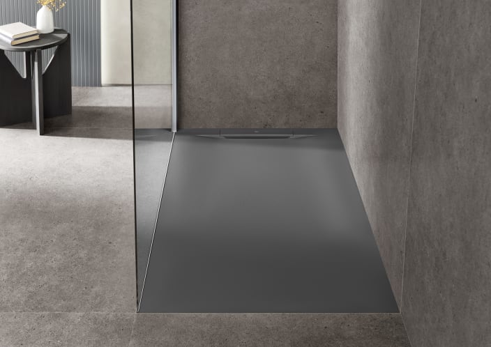 Roca - Plato de ducha Pyros extraplano de STONEX® Blanco - BricoandPool