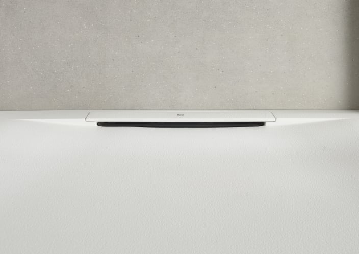 Roca - Plato de ducha Pyros extraplano de STONEX® Pizarra - BricoandPool