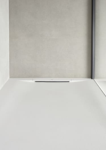 Roca - Plato de ducha Pyros extraplano de STONEX® Pizarra - BricoandPool