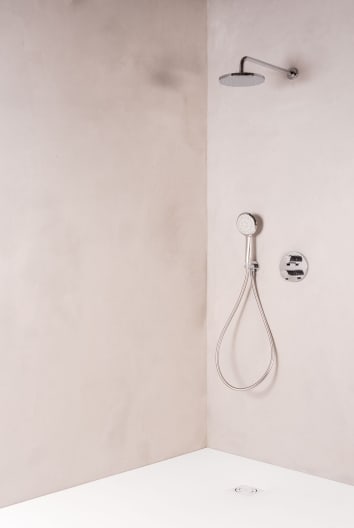 Roca - Plato de ducha Terran extraplano de STONEX® Perla - BricoandPool