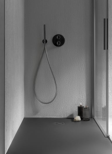 Roca - Plato de ducha Terran extraplano de STONEX® Perla - BricoandPool