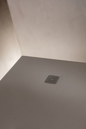 Roca - Plato de ducha Terran extraplano de STONEX® Perla - BricoandPool