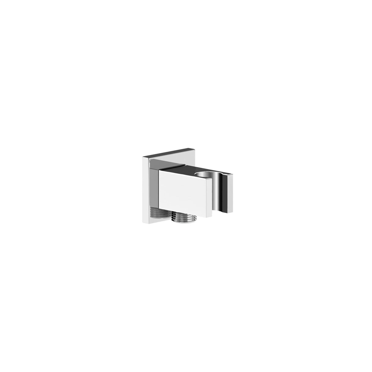 Roca - SQUARE Toma de agua cromada de 1/2" para flexible A5B0850C00 - BricoandPool