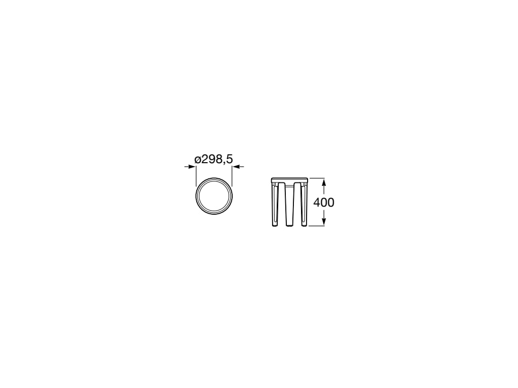 Roca - Taburete Trix A857124000 - BricoandPool