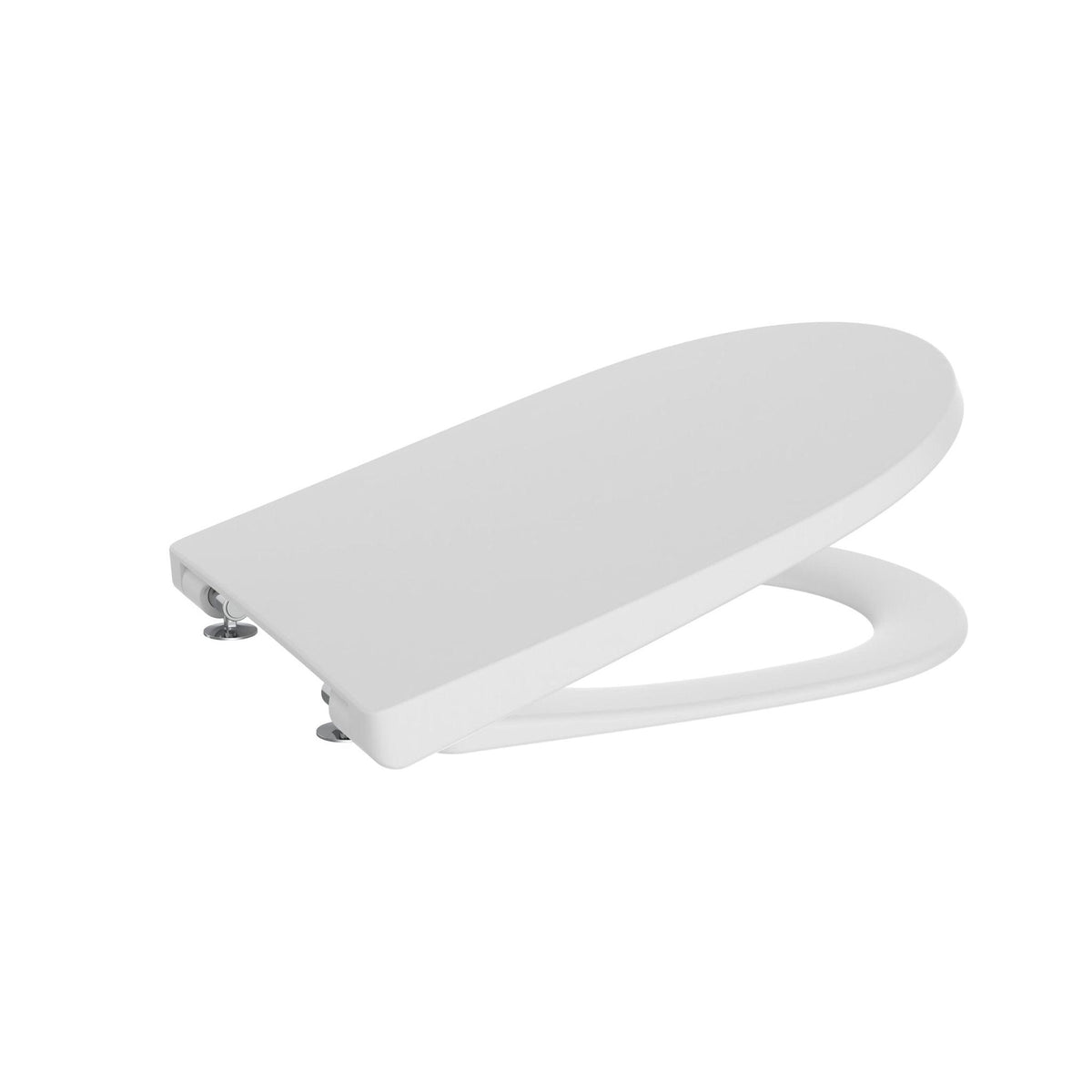 Roca - Tapa y asiento Ona de Supralit® para inodoro blanco mate - BricoandPool